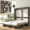 Gray, variant on Puremind Queen Murphy Bed Cabinet, Foldable Platform Bed Frame, Wall Bed Cabinet Bed for Bedroom/Office, No Box Spring Needed, White