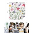 thumbnail image 5 of nqOlkjepod Spring Wildflowers Cloth Napkins Set of 6 Reusable Dinner Napkins, Farmhouse Botanical Floral Cocktail Napkin Washable Table Napkins for Wedding/Holiday Party/Baby Shower 20"x20", 5 of 8