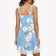 thumbnail image 4 of Camisolas cortas de moda para mujer, vestidos de verano informales con cuello en V, sin mangas, de encaje liso, camisillas de poliéster para mujer, 4 of 9