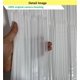 thumbnail image 4 of Paquete de 2 cortinas grandes de 3,2 x 8,2 pies con flecos de oropel blanco para decoración de fiestas - Cortina de serpentinas para puerta con fotos, 4 of 4