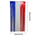 thumbnail image 2 of 2 Pcs Patriotic Border Trim Party Accessory, 39x79 Inch Hanging Red White Blue Fringe Backdrop Banner, 4th of July America Patriotic Day Memorial Day, 2 of 8