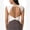 White, variant on IDOPIP Women Twist Back Workout Top with Built in Bra Cap Sleeve Pilates Yoga Crop Open Back Sports Top Athletic Gym Tight Shirt