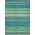 thumbnail image 2 of Addison Rugs Chantille Indoor/Outdoor Transitional Geometric, Abstract Teal Washable Rectangle Rug, 2'6" x 3'10", 2 of 6