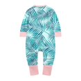 thumbnail image 2 of Baby Jumpsuit Footless Zipper Simple Infant Romper Long Sleeve Bodysuit for Baby, 2 of 10