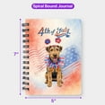 thumbnail image 5 of 4th of July Airedale Terrier Celebrates Independence Day Spiral Bound Journal Dale Waterside Dog Lover 5x7in Spiral Notebook - 12010, 5 of 5