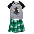 thumbnail image 2 of cllios Matching Christmas Pajamas for Family,Baby Christmas Matching Jammies for Adults and Kids Holiday Xmas Jammies Short Sleeve Shirts Shorts Sleepwear Set, 2 of 3