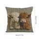 thumbnail image 3 of Uuiauoio Linen Pillow Cover Decorative Sofa Cushion with Imitation Embroidery Print, Soft Textured Throw Pillow for Living Room, Bedroom, and Home Decor Accent, 3 of 7