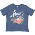 thumbnail image 3 of Inktastic Flower Girl Hand Lettering with Flowers Illustration Girls Toddler T-Shirt, 3 of 5