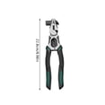 thumbnail image 2 of Industrial-Grade Flat Nose Electrician Pliers with Nail Puller, Labor-Saving Wire Cutter Multifunction Hand Tool for Electrical Work & DIY, 2 of 6