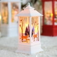 thumbnail image 1 of Luz de noche Irfora Retro viento lámpara Navidad impresión patrón hogar noche luz Navidad escritorio decoración (pequeño alce blanco) Irfora Luz de noche, 1 of 7