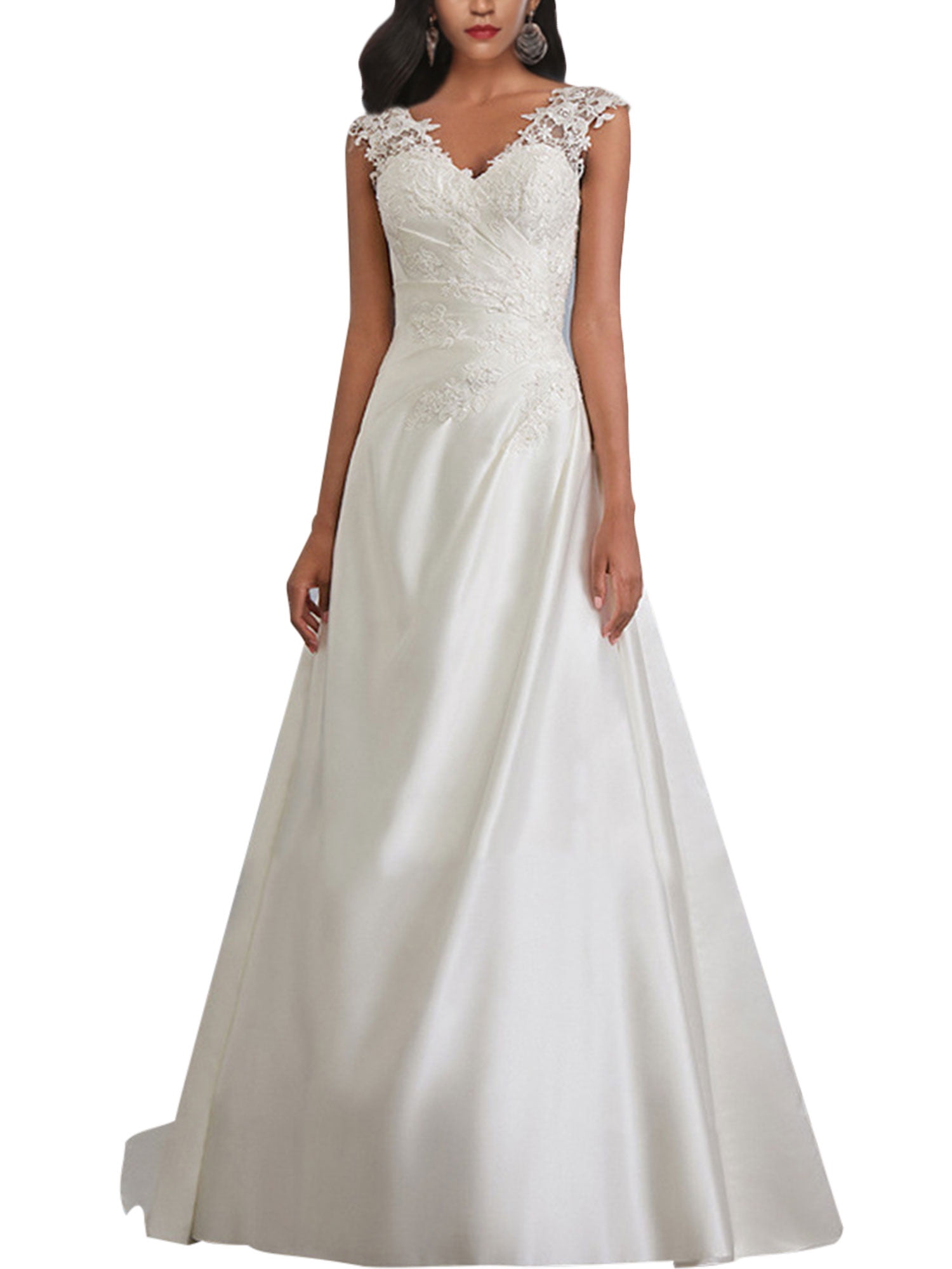 bridal gowns for larger ladies