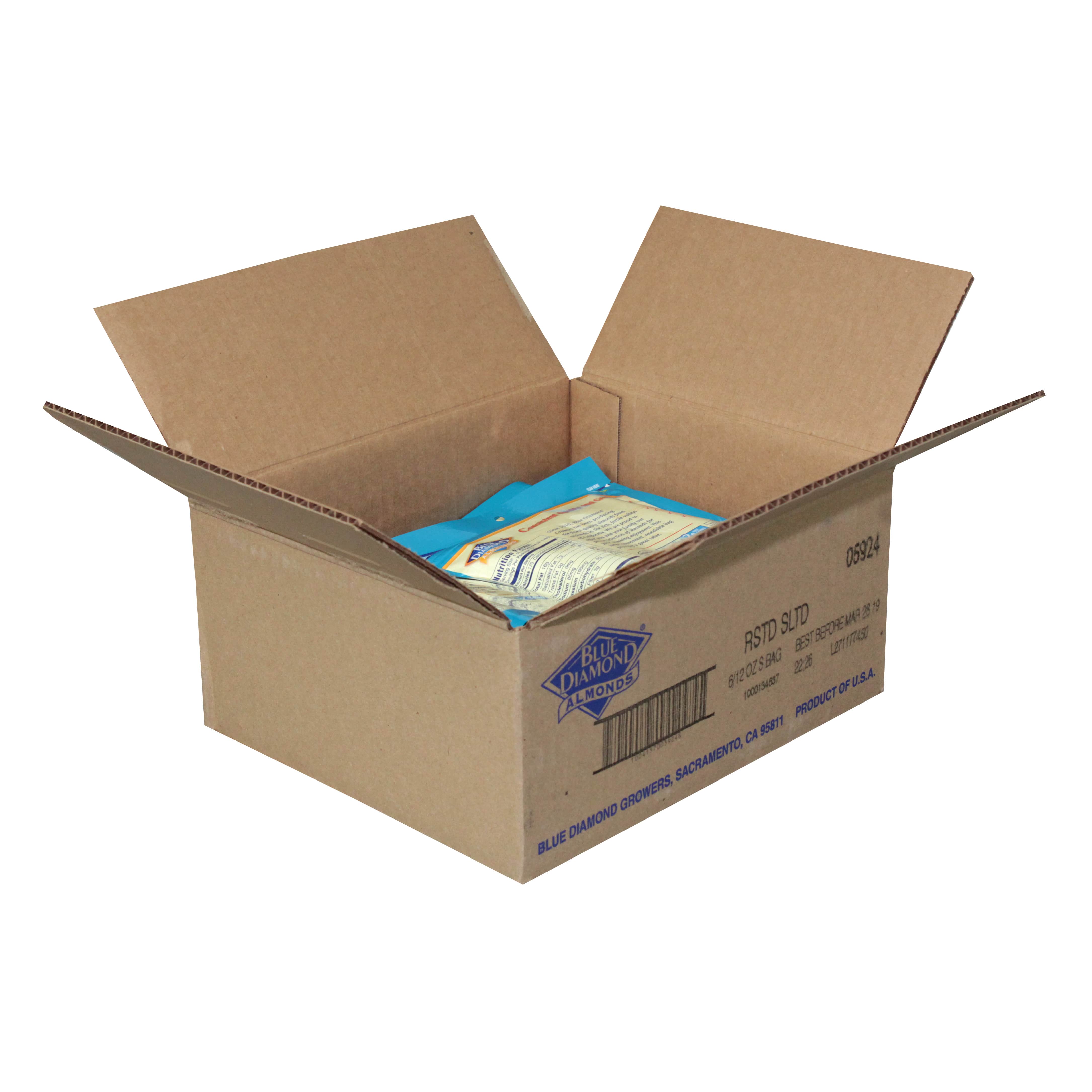 (Price/Case)Blue Diamond Almonds Almonds Roasted Salted 12Oz, 12 Ounces, 6 per case