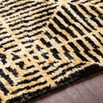 thumbnail image 6 of Hauteloom Swainsboro Jute Living Room, Bedroom Area Rug - Natural Fibers - Black, Beige, Dark Red - 5' x 8', 6 of 8