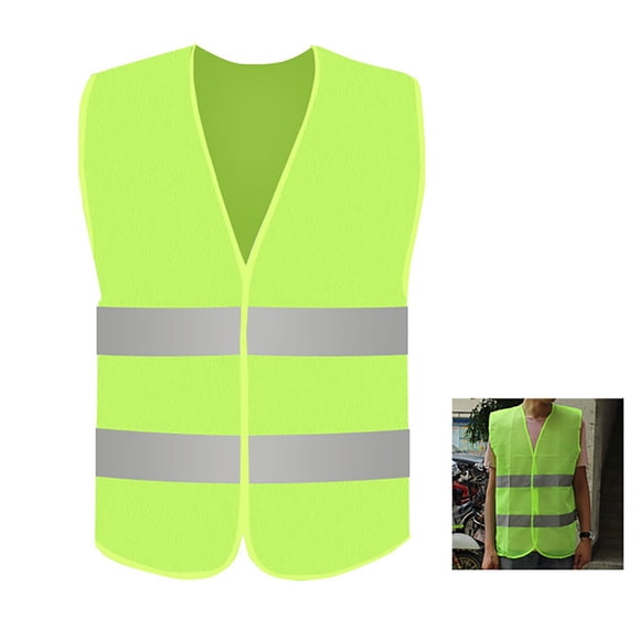 High Visibility Reflective Vest Jacket for Outdoor Running Cycling and Traffic Sports Activities