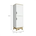 thumbnail image 5 of DeeHome Rutherford 2-Door Pantry Cabinet Light Oak and White, 5 of 7