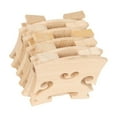thumbnail image 2 of 10 piezas de puente de violín de arce 4/4, pieza de puente de madera, accesorios livianos tallados a mano profesionales para entusiastas del violín, 2 of 9