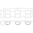 thumbnail image 3 of Design House Haswell 3-Light Indoor Bathroom Vanity Light, Polished Chrome, 3 of 16