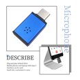thumbnail image 5 of Teléfono Ordenador portátil Mini micrófono Conector tipo c Carcasa de aleación de aluminio Grabador de audio Mini micrófono Inevent EL5202-01B, 5 of 5