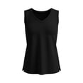 thumbnail image 7 of Casual Tops for Women V Neck Sleeveless Tank Tops Side Split Loose Solid Color Casual Summer Flowy Vest Shirts 3XL, 7 of 7