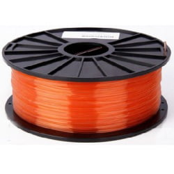 Transparent Red 3D Printing 1.75mm PLA Filament Roll – 1 kg (1