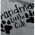 thumbnail image 5 of Grandmas Little Cub Grandchild Paws Toddler Boy Girl T Shirt Infant Toddler Brisco Brands 6M, 5 of 6