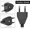 thumbnail image 5 of Flat Electrical Socket European Plugs Euro Flat Flat Power Plug 250 V 2.5 A With Screwdriver Applications Sockets (black), 5 of 5