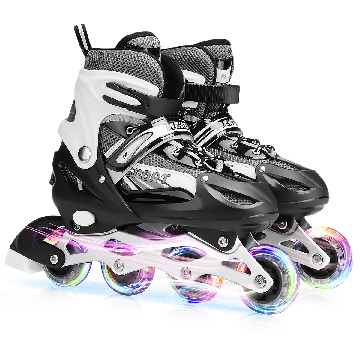 Skates Inline Carbon Fiber Straight Row Wheel Adult Men and Women Speed Skating Shoes Children Professional Single Row Speed Skating Roller 
