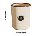 thumbnail image 3 of Plastic Trash Can Wastebasket, 10.04*10.8 Inch 9 L Garbage Container With Handle for Bathrooms, Kitchens, Offices, Kids Rooms, Bathroom Classification Small Trash Bucket, 3 of 7