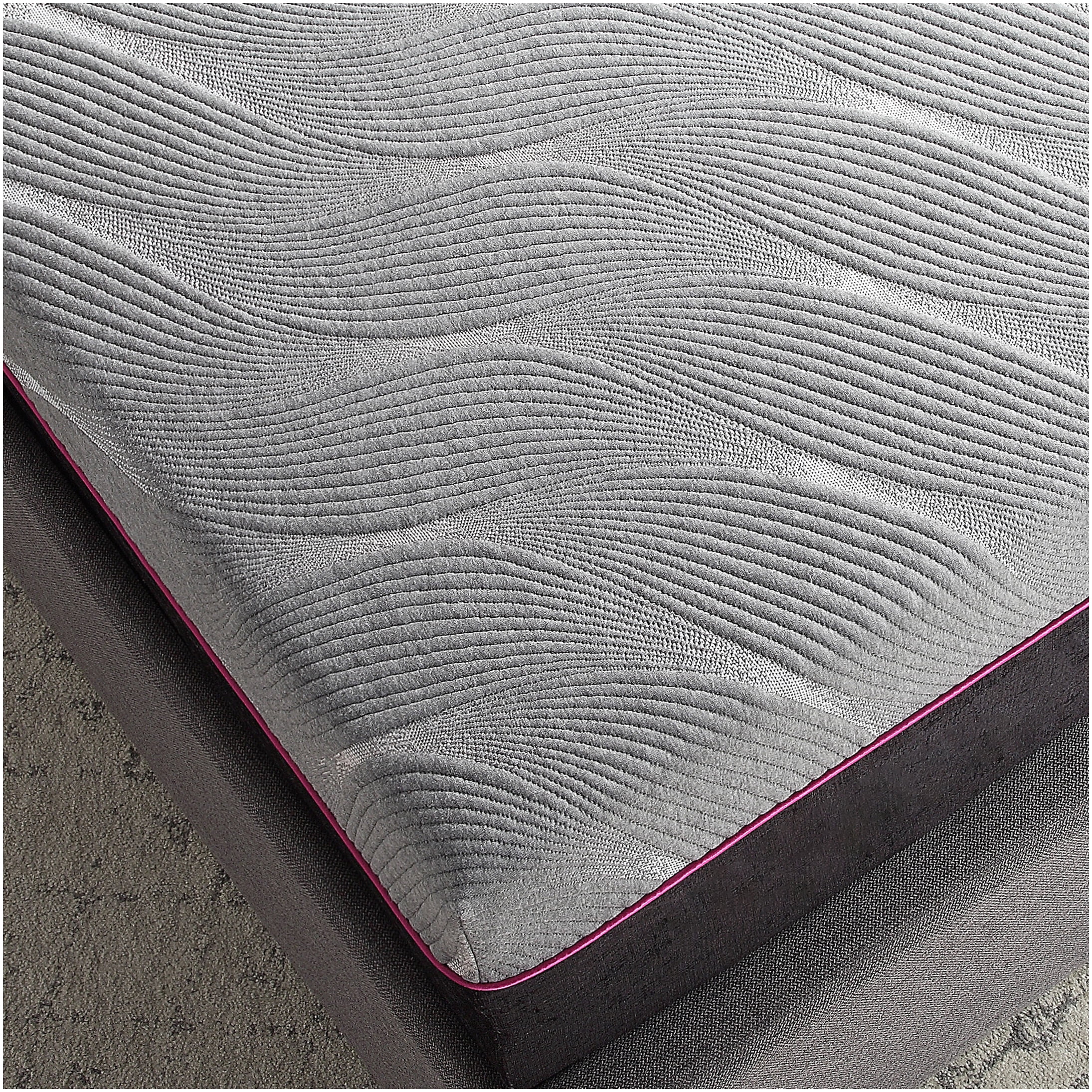 King Size 11" Cooling Gel Memory Foam Mattress, Dual Flex Top, Medium Firm for Back Pain Relief, CertiPUR-US Certified, Grey