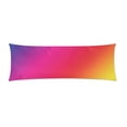 thumbnail image 1 of BSDHOME Spectrum Rainbow Color Blue Body Pillow Cover pillow Case Pillow Protector Cushion Cover 20x60 inch, 1 of 1