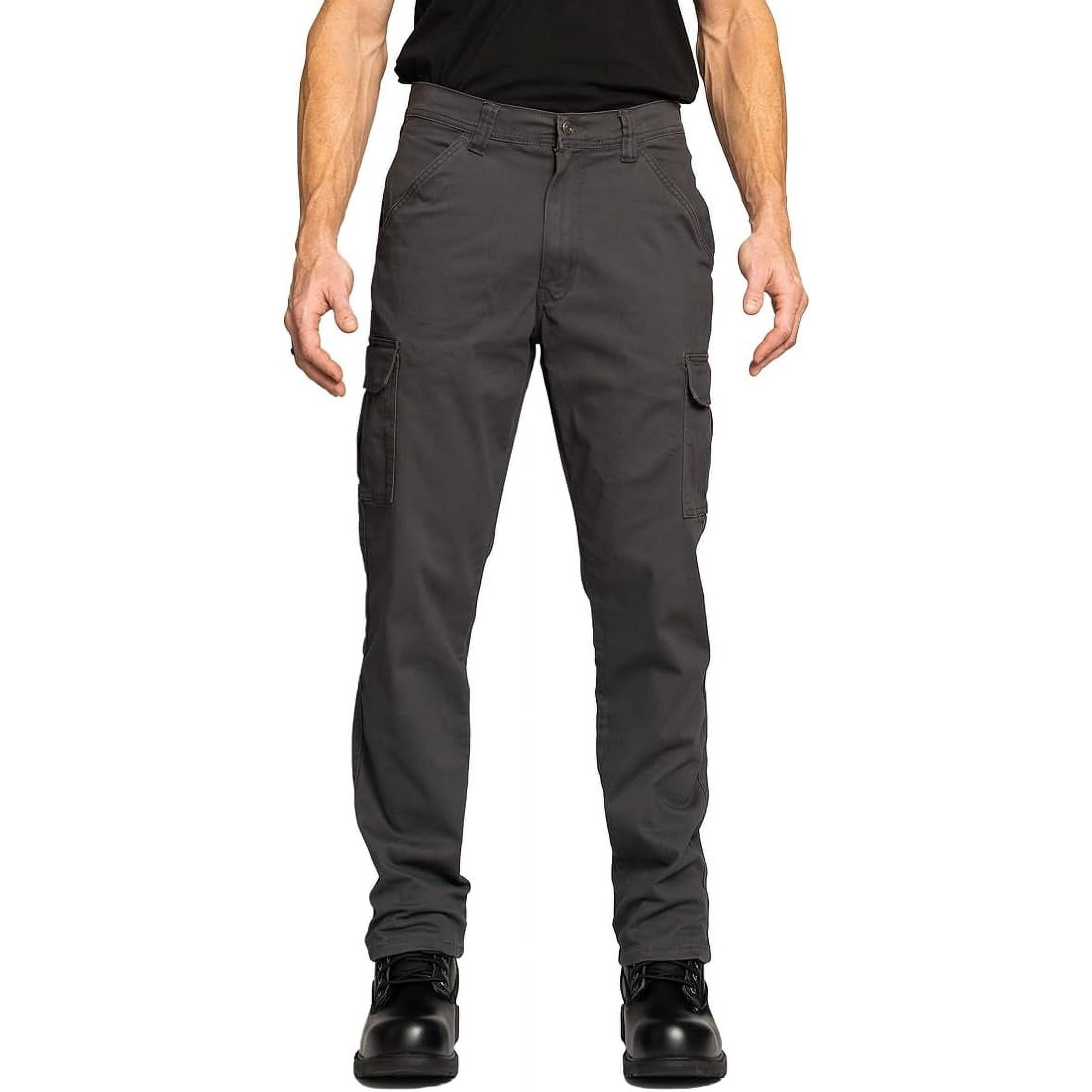 FULL BLUE Cargo Pants, Regular Fit, Performance Stretch, Grey, 34x30