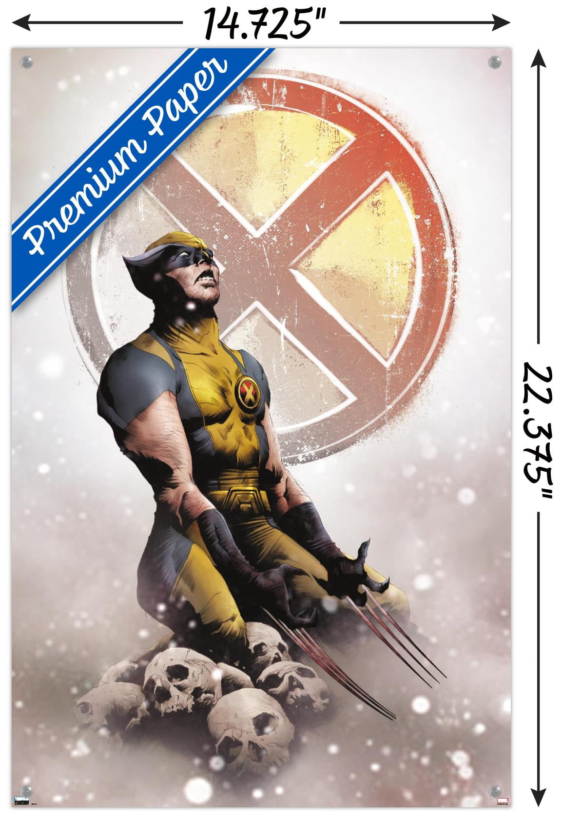 Marvel Comics - Wolverine - Wolverine #14 Wall Poster with Pushpins, 14.725" x 22.375"