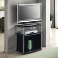 thumbnail image 2 of Kingfisher Lane 27" TV Stand with Cabinet in Black, 2 of 7