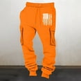 thumbnail image 2 of Styesk Men's Pants Men's Fashion Drawstring Elastic Waist Solid Color Casual Sweat Length Pants, 2 of 4
