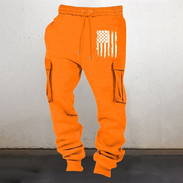 Pantalones largos para hombre, informales, con bolsillo y cordón, de color sólido, gruesos, sanitarios y con cintura elástica.