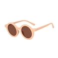 thumbnail image 1 of Round Optical Sunglasses Baby Spectacles Cream Toddler Fashionable Classic with Round-shape Frame Matching Clothing Accessories Pink, 1 of 6