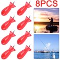 thumbnail image 5 of FLhrweasw Alimentador Cohetes Pesca Carpa 3 Tamaños Bomba Señuelos Cebos Soporte para Aparejos (rojo M), 5 of 5