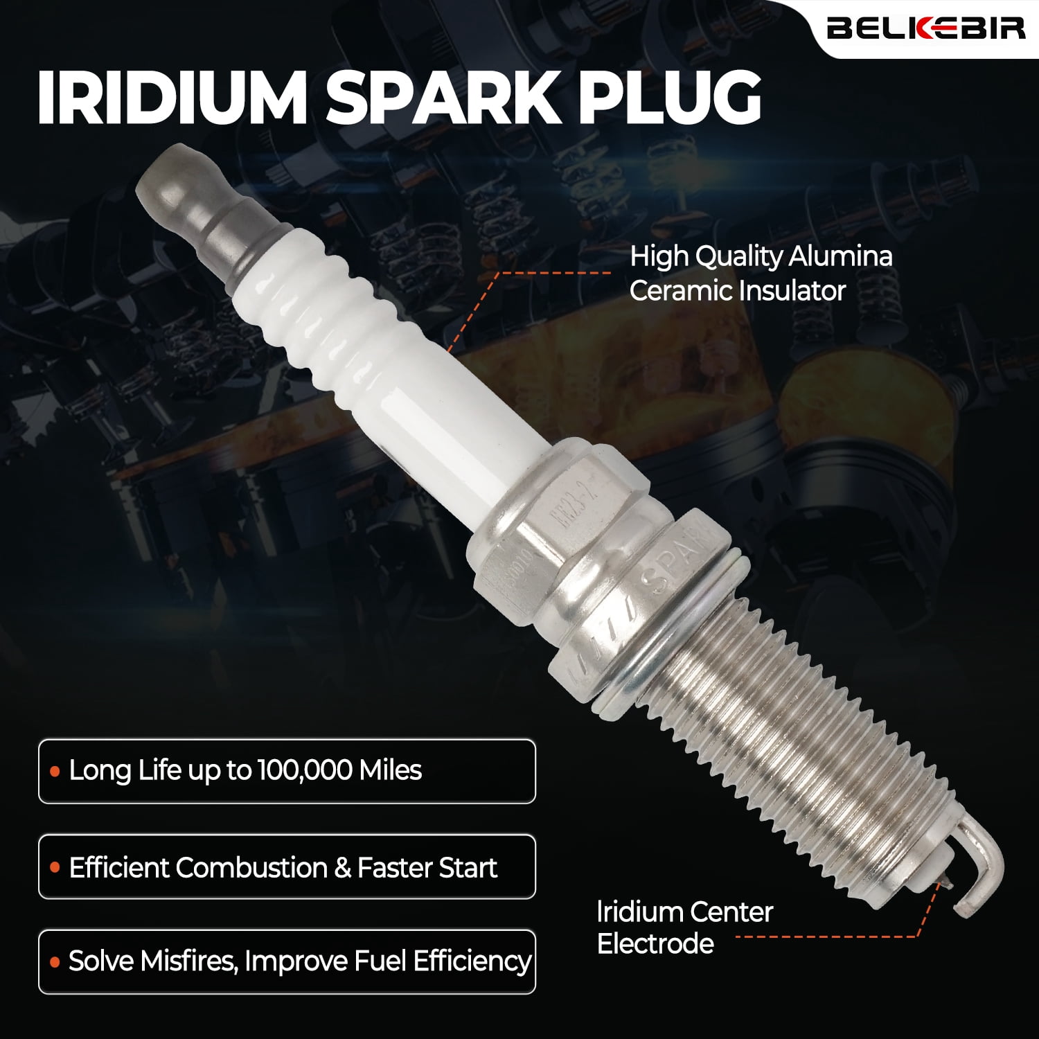 4PCS Ignition Coil Packs & Iridium Spark Plugs Compatible with 2.0L 2.5L 2012-2019 Mazda 3, 2016-2018 3 Sport, 2014-2017 Mazda 6, 2016-2020 CX-3, 2013-2018 CX-5, 2016-2018 MX-5 Miata Replace UF656
