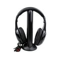 thumbnail image 7 of 5-in-1 Wireless TV Headphones with Bluetooth, Radio, and Wired Option - Black, 7 of 7