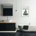thumbnail image 3 of Stupell Industries Zebra Bathroom Tub Animals & Insects Painting Gray Framed Art Print Wall Art, 24 x 30, 3 of 9