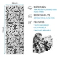 thumbnail image 2 of White Planet Cat Feather Pattern Hot Yoga Mat Towel Non Slip for Hot Yoga - Quick-Drying Yoga Mat Cover with 4 Corner Pockets with Travel Bag - Hot Yoga Towel Non Slip 74"x26", 2 of 6
