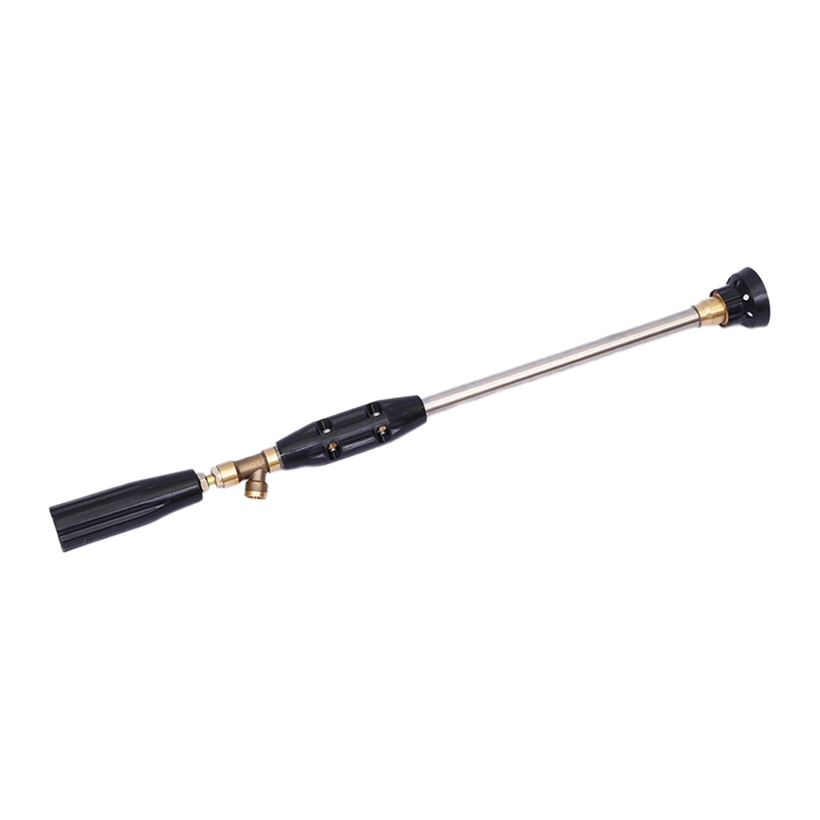 Fzaqwen High Pressure Water Spray Devices Durable Adjustable Garden Hose Nozzle for Lawn 60cm