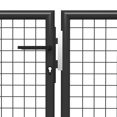 Garden gate steel 500×100 cm anthracite