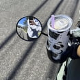 thumbnail image 2 of Ampper Acrylic Clip On Rear View Cubicle Mirror, Flexible Convex Security Mirror for Personal Safety Desk Rearview Monitors or Anywhere (3.75", Round), 2 of 7