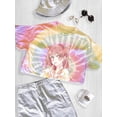 thumbnail image 3 of Manga Girl Pretty Counfused Tie Dye Spiral Women -Image by Shutterstock, Female Large, 3 of 4
