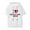 White, variant on I Love Malcolm Todd Hooded T-shirt Women Men Fashion Short Sleeve Tee