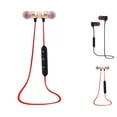 thumbnail image 4 of Matsuzay Auriculares inalámbricos Bluetooth Metal Magnético Estéreo deportivo Bajo Auriculares inalámbricos con micrófono Auriculares Electrónica negro, 4 of 6