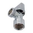thumbnail image 4 of 6 Pzs Valvula Angular Paso 1/2"H X 1/2"M Volante Plano plateado 4cm, 4 of 4