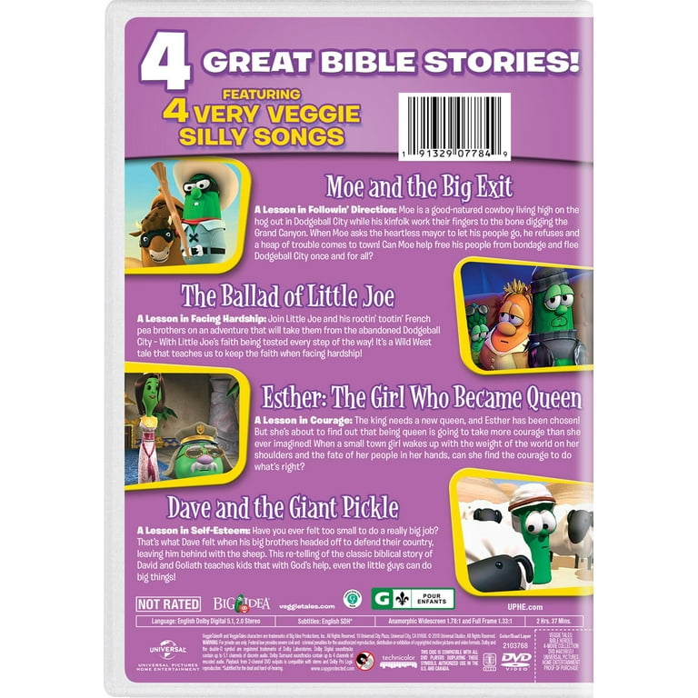 【中古】「非常に良い」Veggietales: Bible Heroes - 4-Movie Collection [DVD] VeggieTales: Bible Heroes 4-Movie Collection (DVD), Family