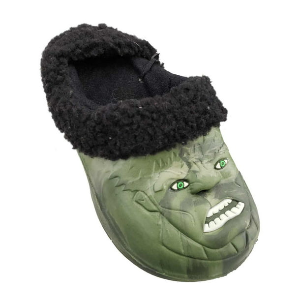 Marvel Toddler Boys Green Hulk Lined Loafer Shoe Kids Shoes Slip-On 9 ...